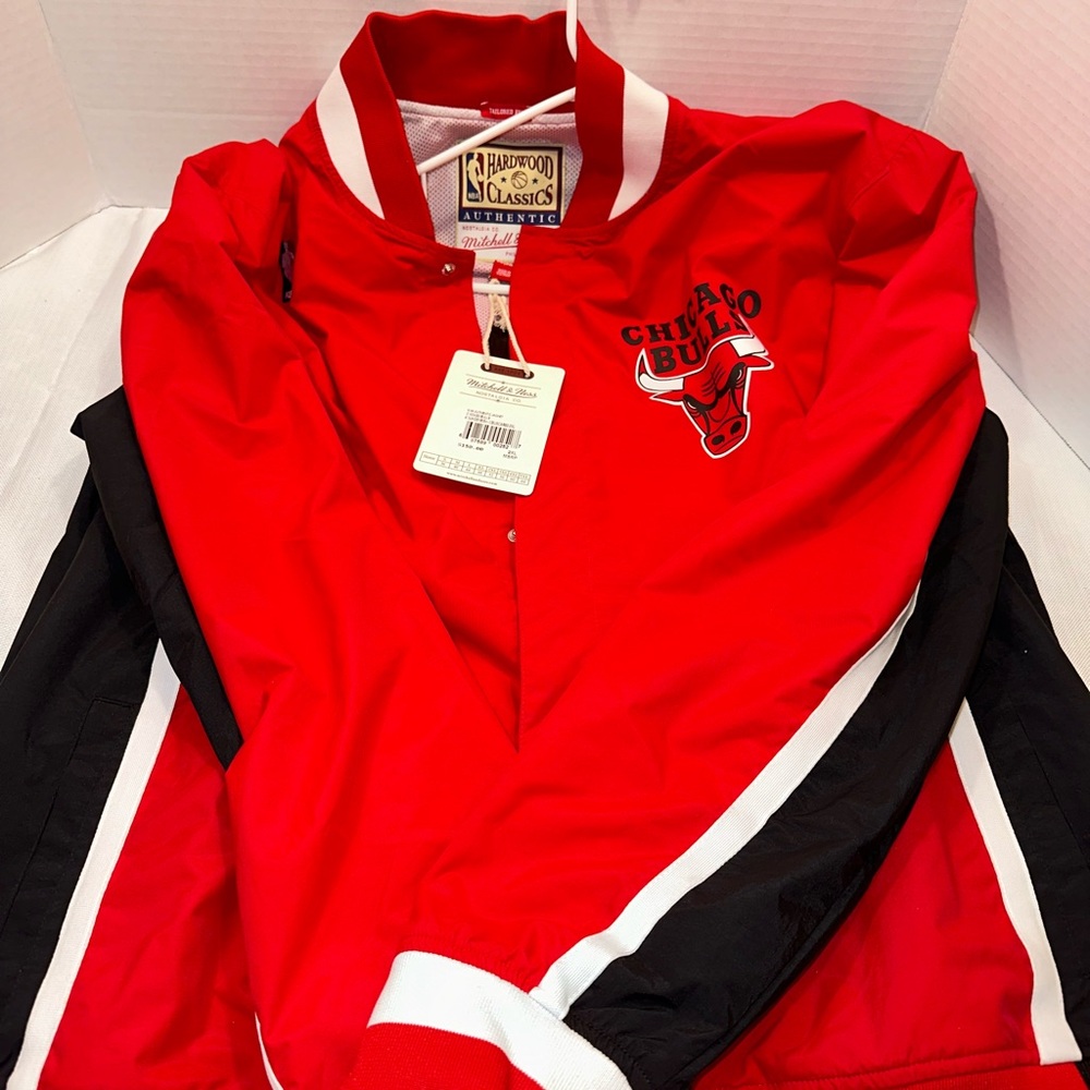 Mitchell and Ness Authentic 1992 Chicago Bulls Warmup Jacket 2xl